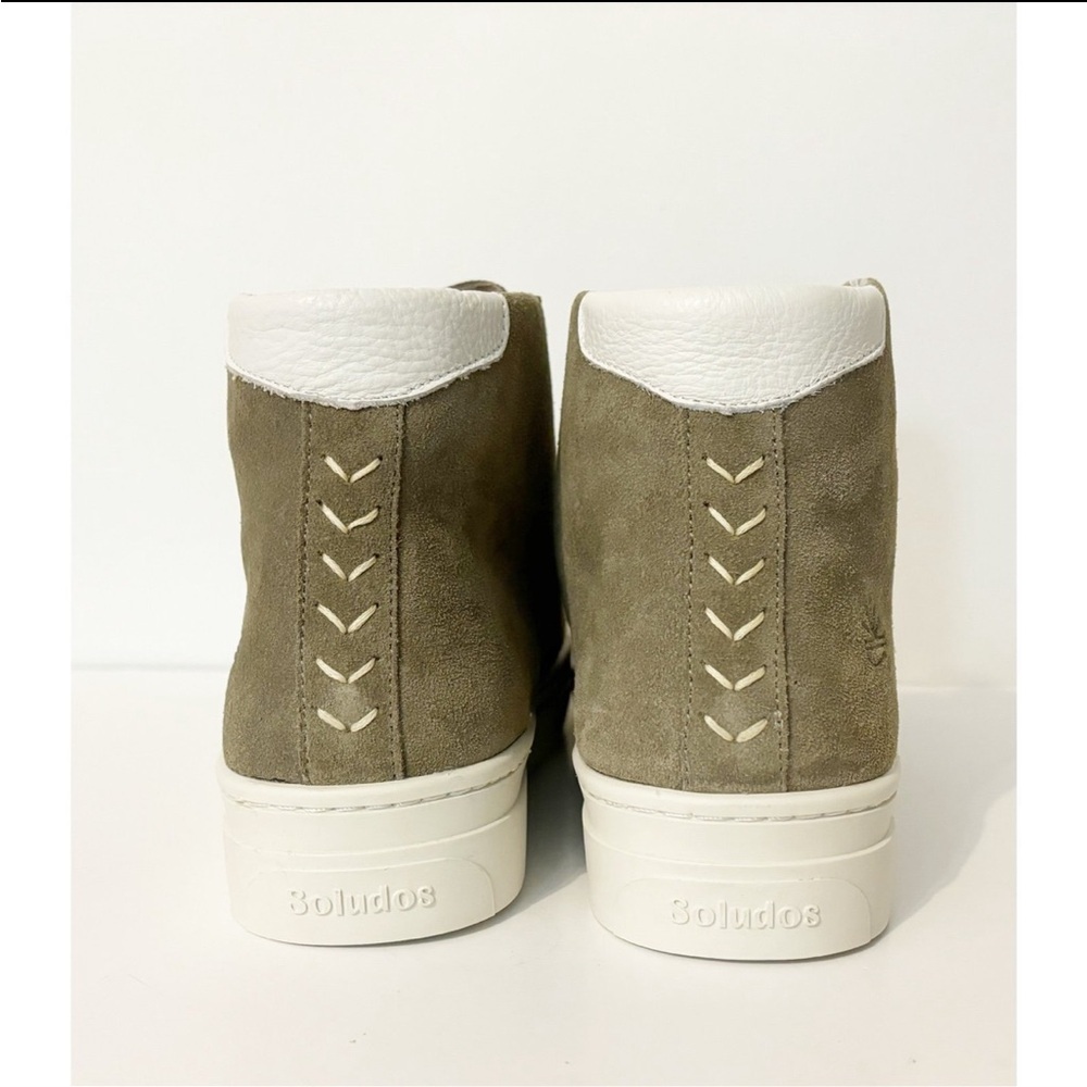 SOLUDOS INIZA HIGH TOP SAGE SNEAKERS 8.5 NEW IN BOX - Picture 9 of 14